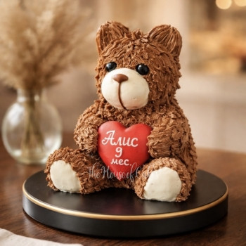 3D Teddy Bear Cake in Dubai