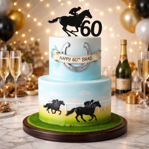 Horse Racing Cake in Dubai
