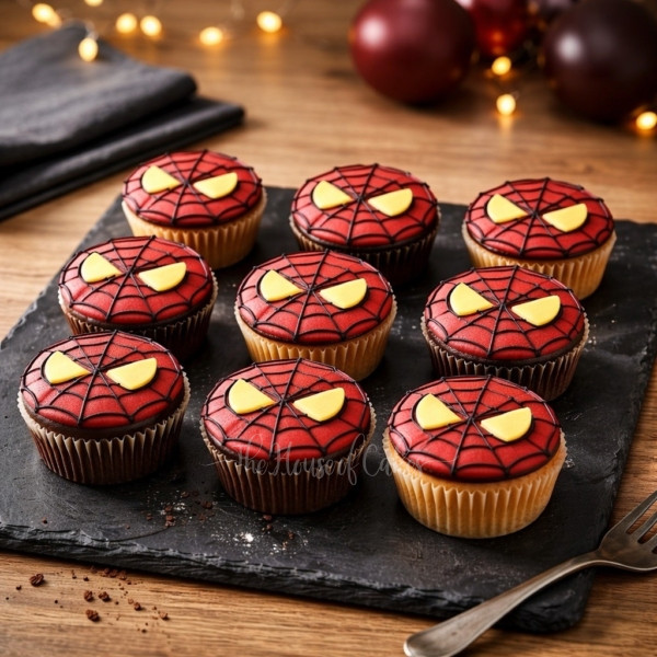 spectacular Spiderman cupcakes