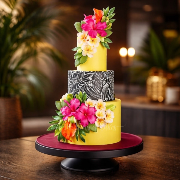 Hula Luau Cake