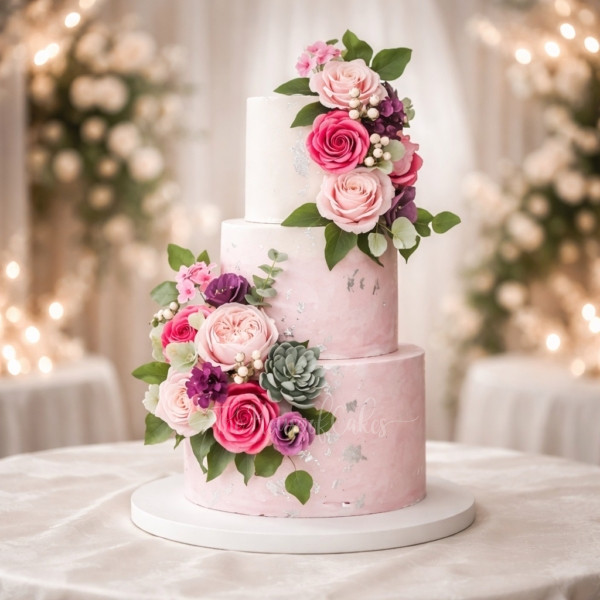Pretty Dream Wedding Cake