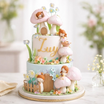 1st Birthday Fairy Cake in Dubai