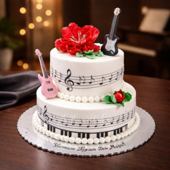 Music Themed Cake in Dubai