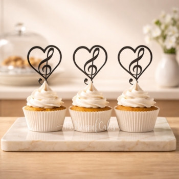 Musical Notes Cupcakes in Duba
