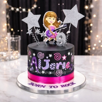 Rock Star Cake in Dubai