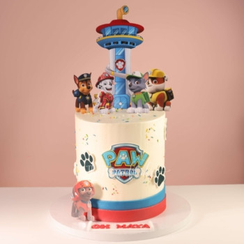Paw Patrol Cake with Photo