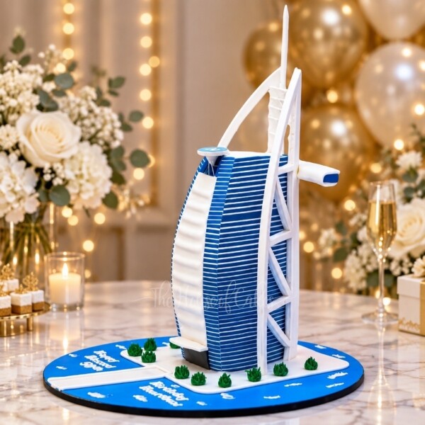 Burj Al Arab Cake in Dubai