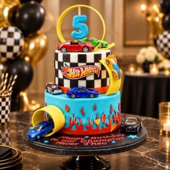 Hot Wheels Cake in Dubai