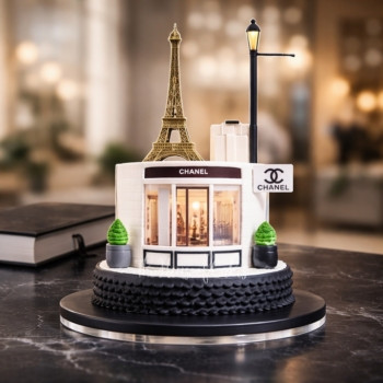 Shopping in Paris Cake in Dubai