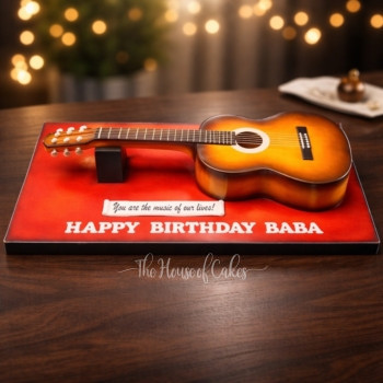 Guitar Cake in Dubai