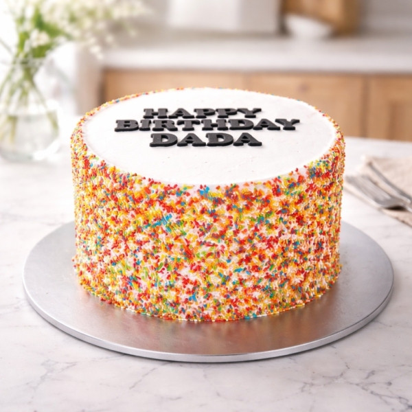 Rainbow Vermicelli Cake