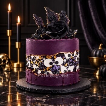 Fault Line Halloween Cake in Dubai