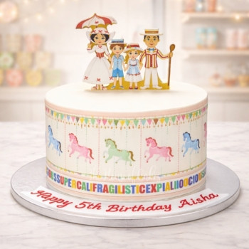 Mary Poppins Jolly Holiday Lego Cake
