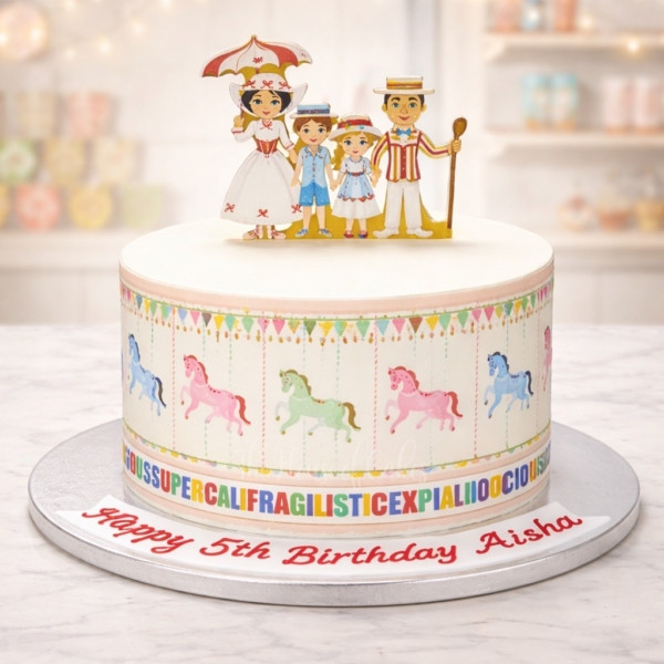 Mary Poppins Jolly Holiday Lego Cake