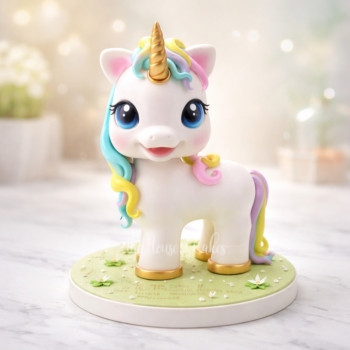 3D Cute Unicorn Cake in Dubai