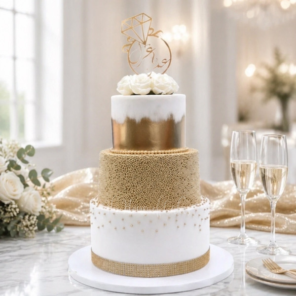 Engagement Ring Cake in Dubai