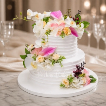 Pretty Flowers Cake from The House of Cakes Bakery in Dubai