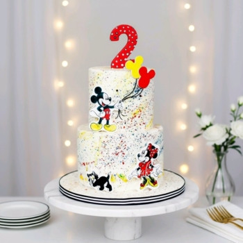 Mickey and Minnie Mouse Cake 10