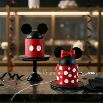 Mickey and Minnie Mouse Cake 9
