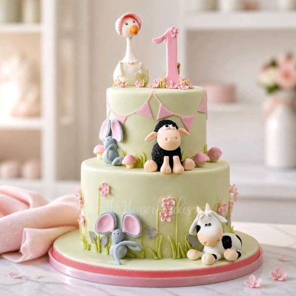 Nursery rhymes cake - Little baby bum