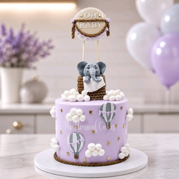 Oh Baby elephant cake