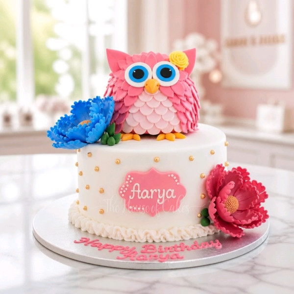Owl cake 8