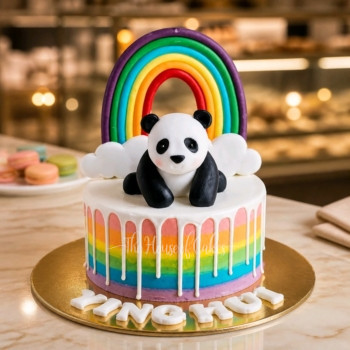 Panda cake 4