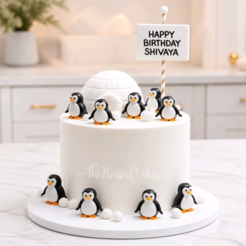 Penguins cake 3