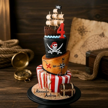 Pirate cake 16