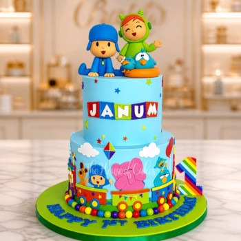 Pocoyo cake 2