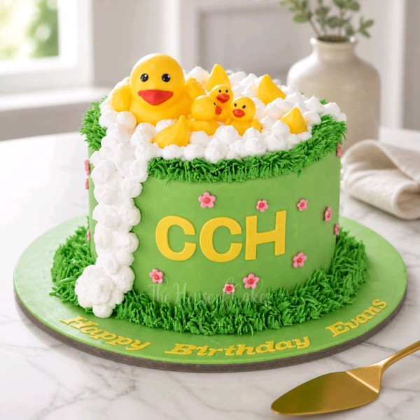 Rubber ducks cake 6