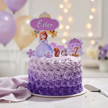 Sofia the First cake 8