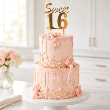 Sweet 16 cake 2
