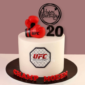 UFC Cake in Dubai from The House of Cakes Bakery