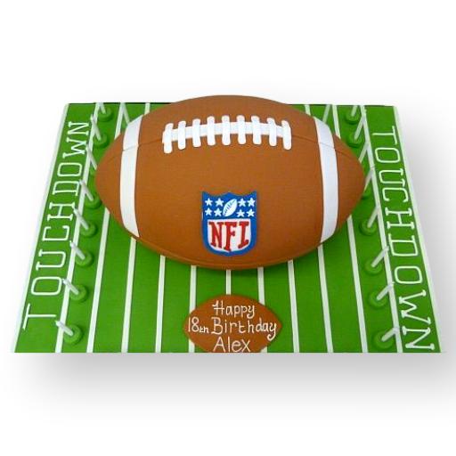 American Football Ball Cake