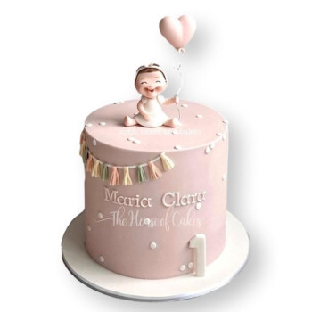 baby girl cake