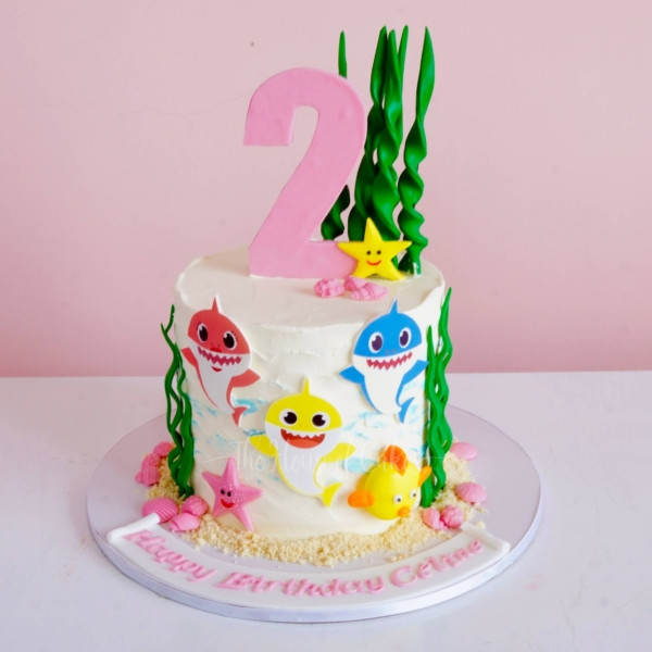 Baby shark cake