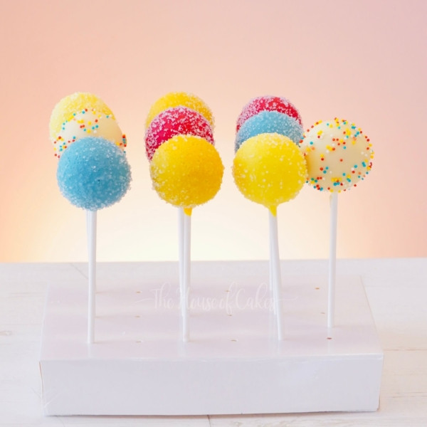 colorful cake pops