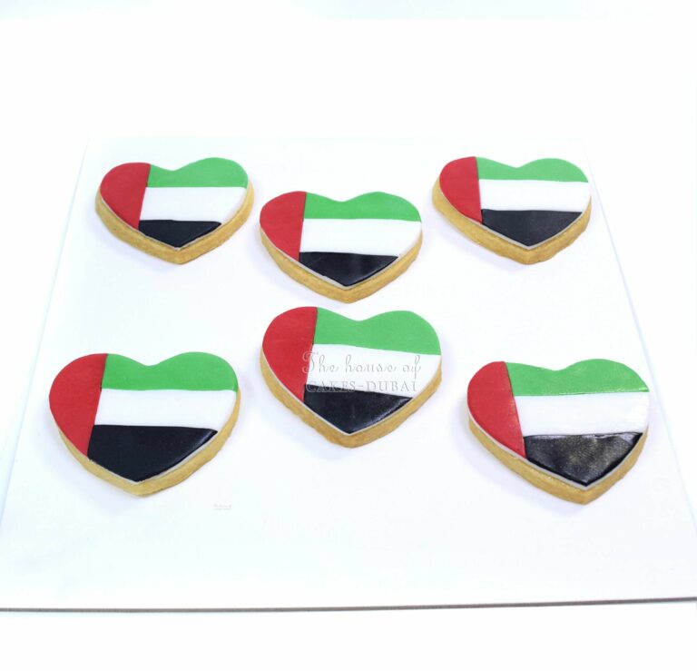 UAE Flag Cookies Delicious Treats Cookies in Dubai