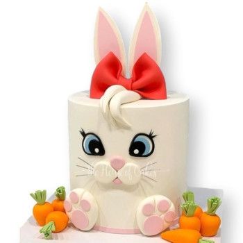 cute bunny cake