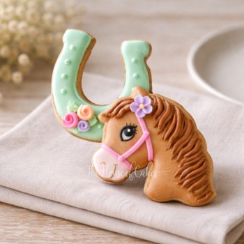 Horse Cookies in Dubai from The House of Cakes Bakery