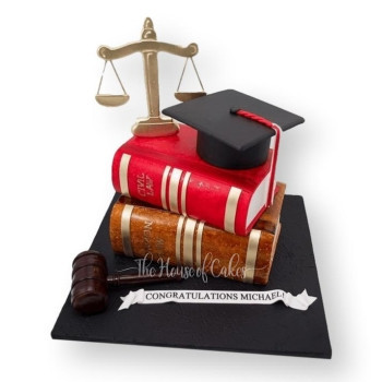 Lawyer Graduation Cake