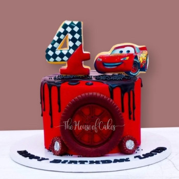 Lightning McQueen Cake in Dubai