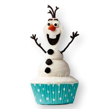 Olaf cupcakes