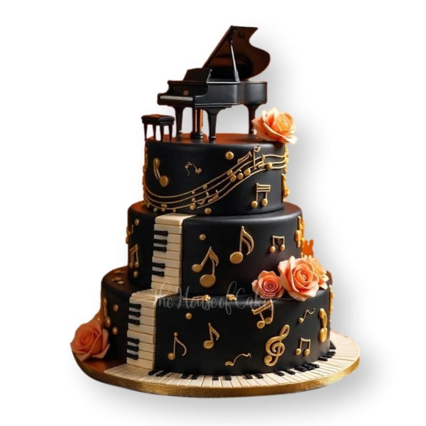 Piano Cake in Dubai