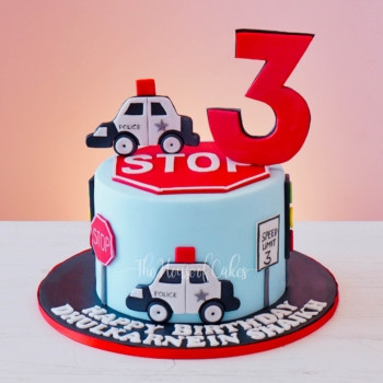 Police car cake