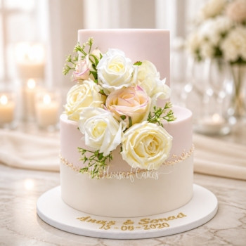 Pretty Cake with Flowers