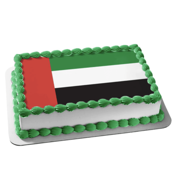 UAE flag cake