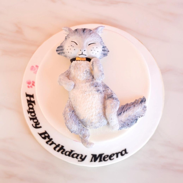Sleeping Cat Cake in Dubai