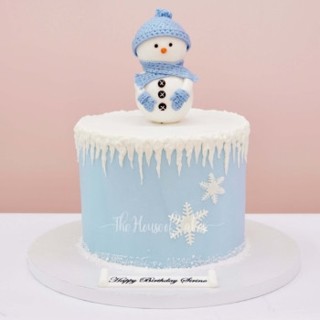 Snowman cake